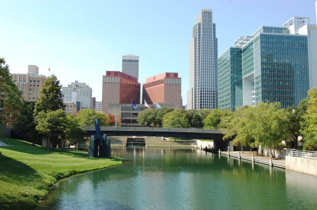 skyline of omaha